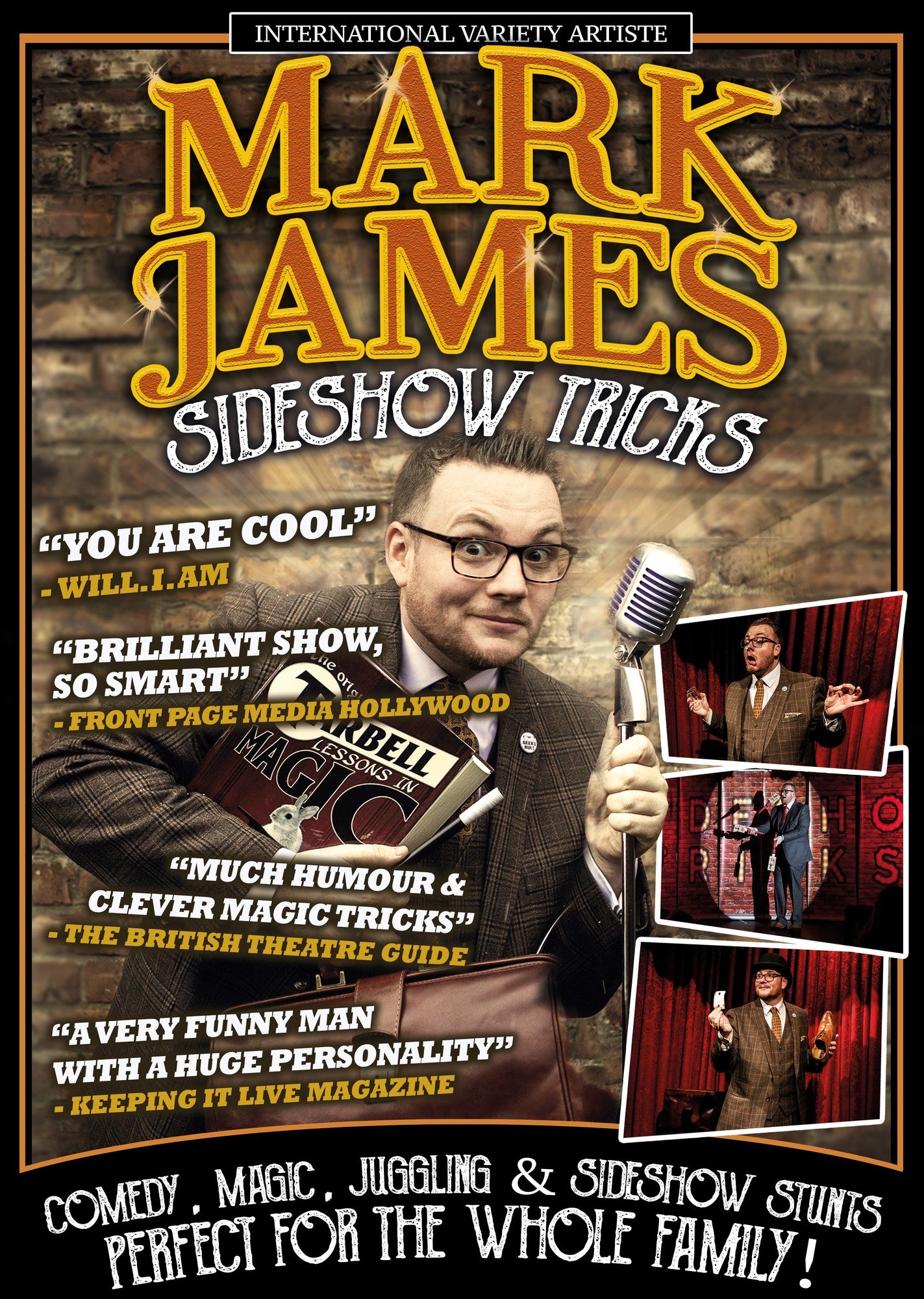 Sideshow-Tricks – Mark James, Tickets
